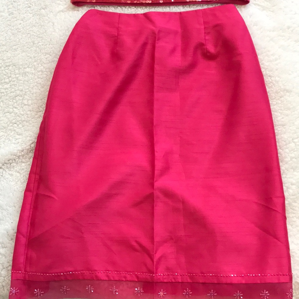 Pink suit